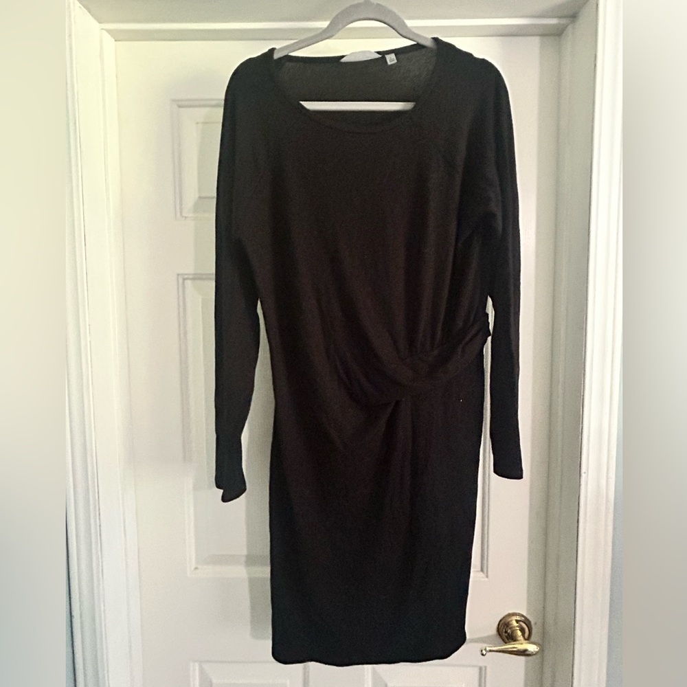 Athleta Black Long Sleeve Dress